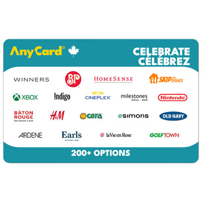 AnyCard Multi-Brand $100 eGift Card - Digital Download