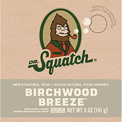 Pain De Savon Naturel Pour Hommes De Dr. Squatch - Birchwood Breeze