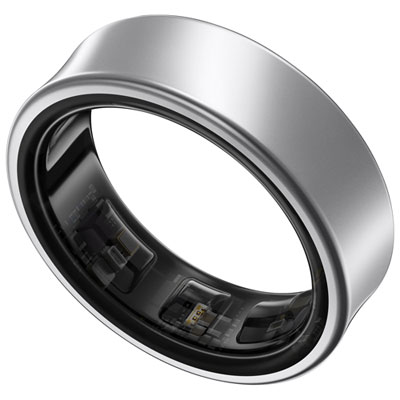 Samsung Galaxy Ring Smart Ring with Health, Sleep & Fitness Tracking - Titanium - Silver - Size 6 