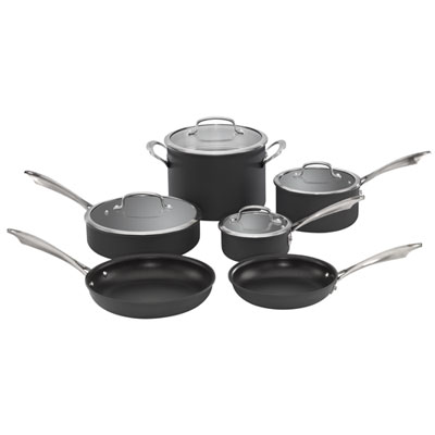 Cuisinart 10-Piece Induction Cookware Set - Silver