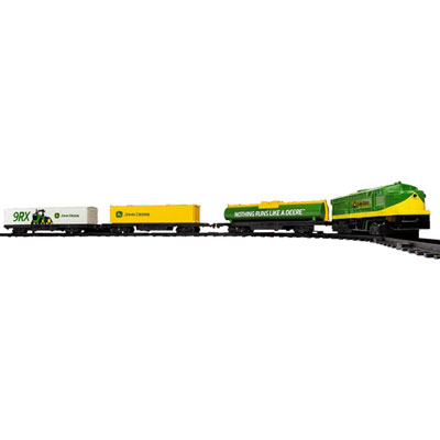 Lionel John Deere Diesel Mini Battery-Operated Train Set