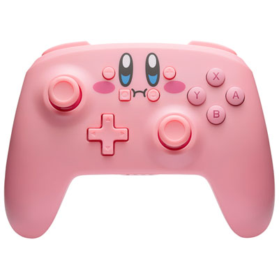 PowerA Wireless Controller for Nintendo Switch – Kirby Mouthful Power A controllers are one of the best in the game for Nintendo switches!