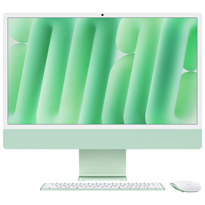 "Apple iMac 24"" (Fall 2024) - Green (Apple M4 Chip / 10-Core GPU / 16GB RAM / 512GB SSD) - English"