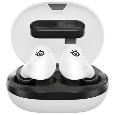 SteelSeries Arctis GameBuds In-Ear Gaming Headphones for PlayStation - White