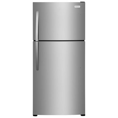 "Open Box - Frigidaire 30"" 20 Cu. Ft. Top Freezer Refrigerator (FFHT2022AS) - Stainless Steel - Scratch & Dent"
