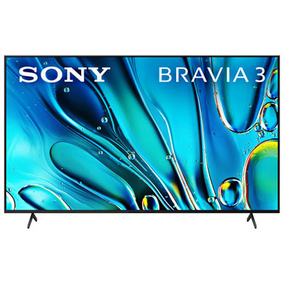 "Open Box - Sony Bravia 3 75"" S30B Series 4K UHD HDR LED Smart Google TV (K75S30B) - 2024"