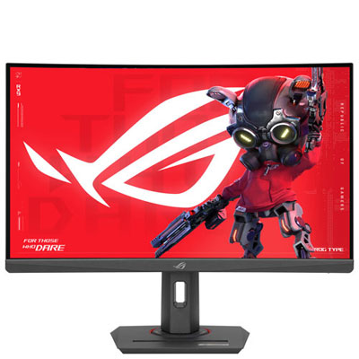 Open Box - ASUS ROG Strix 27" QHD 180Hz 1ms GTG Curved VA LED Gaming Monitor (XG27WCS) - Black