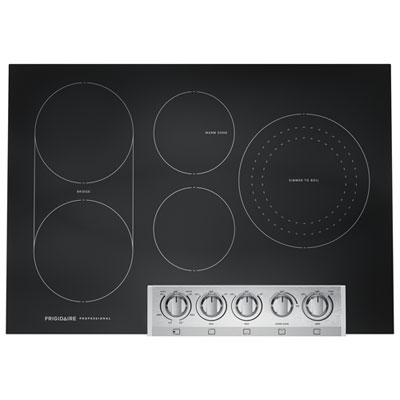 Image of Frigidaire Professional 30   5-Element Electric Cooktop (PCCE3080AF) - Smudge-Proof Stainless Steel