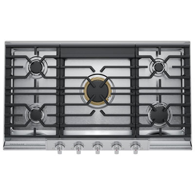 Image of Frigidaire Professional 36   5-Burner Gas Cooktop (PCCG3680AS) - Stainless Steel