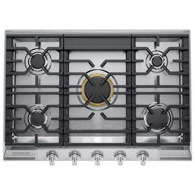 Image of Frigidaire Professional 30   5-Burner Gas Cooktop (PCCG3080AS) - Stainless Steel