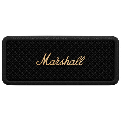 Marshall Emberton III Bluetooth Wireless Speaker - Black/Brass