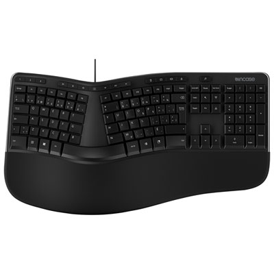 Incase Designed by Microsoft Ergonomic Keyboard - Black - French