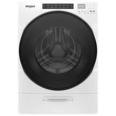 Open Box - Whirlpool 5.2 Cu. Ft. Electric Washer & Dryer Combo (WFC682CLW) - White - Scratch & Dent