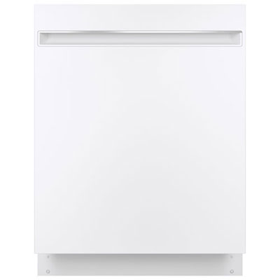 "Open Box - GE 24"" 51dB Built-In Dishwasher with Stainless Steel Tub (GDT225SGLWW) -White -Scratch & Dent"