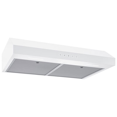 Broan 30" Under Cabinet Range Hood (GLA2303WW) - White Design is great and the airflow is good also the noise is not loud at all wich I love