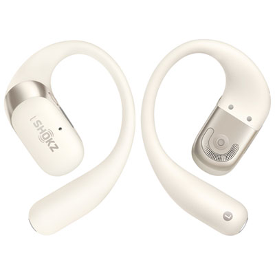 Shokz OpenFit 2 Open-Ear True Wireless Earbuds - Beige | Best Buy