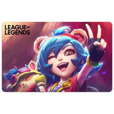 Carte-Cadeau De 100 $ Pour League Of Legends - Téléchargement Numérique