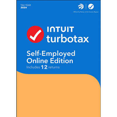 TurboTax Self Employed Online Edition 2024 (PC/Mac) - 12 Returns - Digital Download