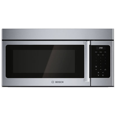 Image of Bosch 300 Series Over-The-Range Microwave - 1.6 Cu. Ft. - Stainless Steel