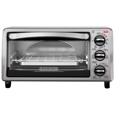 Black & Decker 4-Slice Toaster Oven - Silver/Black Great toaster oven