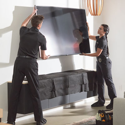 TV Setup and Connect with Mounting and Calibration (98” and larger)