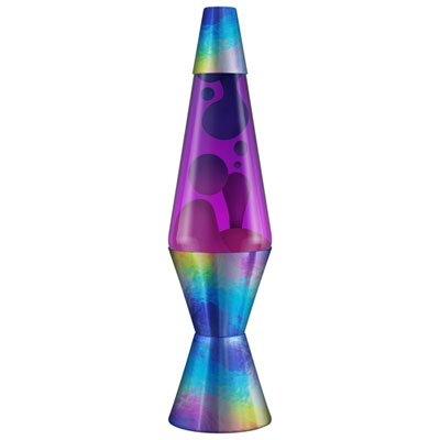 Lava Lite 14.5" Chameleon Colour Shift Lava Lamp - Purple/Pink
