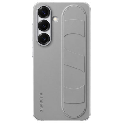 Samsung Standing Grip Fitted Hard Shell Case for Galaxy S25 - Grey