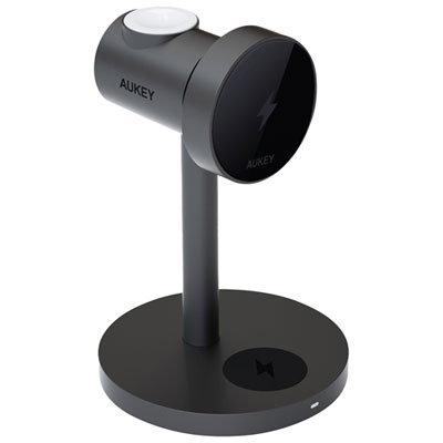 Station De Chargement Magnétique Sans Fil 15 W 3-En-1 Qi2 Magfusion D'aukey (Lc-Mc311) LOVE IT!!!! The best purchase ever made for ever day use