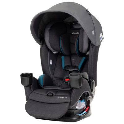 Evenflo All4Stages Slim+ All-in-One Booster Car Seat - Baker Grey
