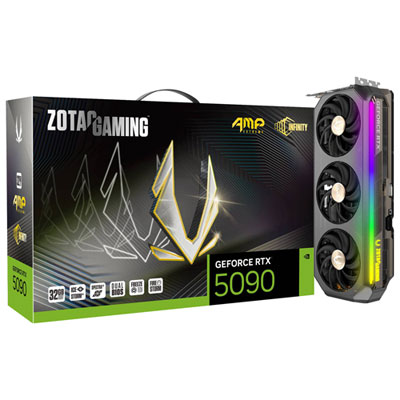 Image of ZOTAC Gaming GeForce RTX 5090 AMP Extreme Infinity 32GB GDDR7 Video Card