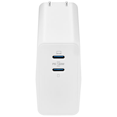 Insignia 140W 2-Port USB-C GaN Wall Charger (NS-PW3X4C2W25-C) - Only at Best Buy
