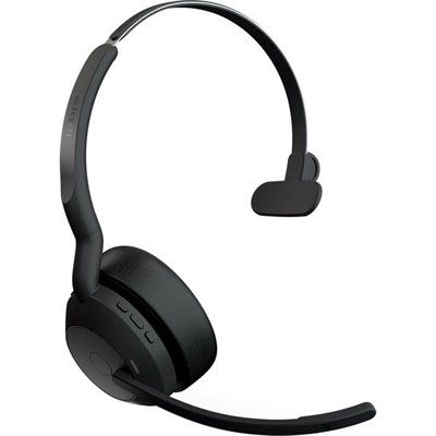 Boîte Ouverte - Casque D'écoute Bluetooth Sans Fil À Suppression Du Bruit Evolve2 55 De Jabra Avec Micro - Noir