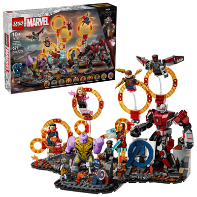 Ensemble De Construction Lego Super Hero : Avengers De Marvel : Phase Finale - Le Dernier Combat - 621 Pièces (76323) The set is great I love I have it on my bedroom shelf display it totally represents the portals scene