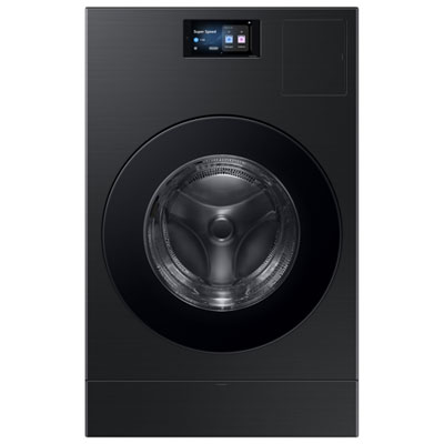 Duo Laveuse-Sécheuse Électrique De 6,1 Pi³ Avec Évacuation De Samsung (Wd90F53Avbac) - Noir Brossé Great washer/dryer