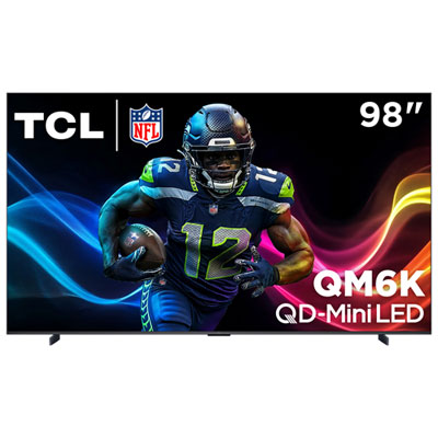 Téléviseur Intelligent Google Qd Mini-Del Hdr Uhd 4K De 98 Po Série Qm6K De Tcl (98Qm6K) - 2025 Love our TV