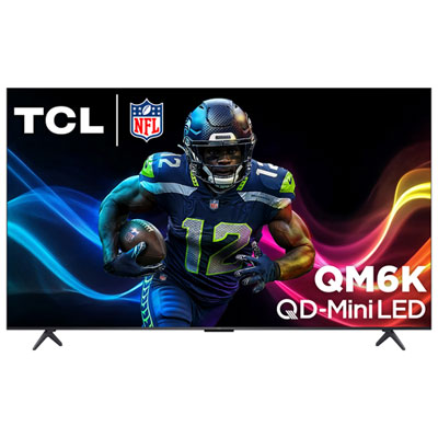 Téléviseur Intelligent Google Qd Mini-Del Hdr Uhd 4K De 55 Po Série Qm6K De Tcl (55Qm6K) - 2025