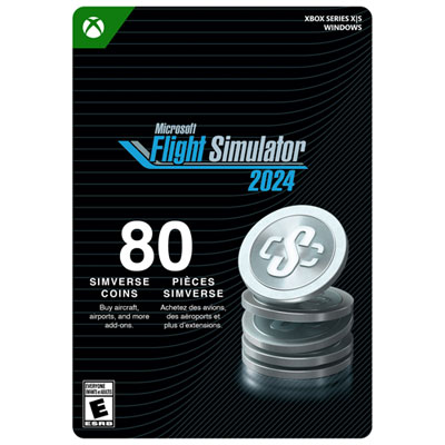 Microsoft Flight Simulator 2024 - 80 Simverse Coins (Xbox Series X|S/Windows) - Digital Download