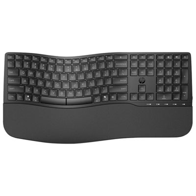 HP 685 Comfort Dual-Mode Bluetooth Ergonomic Keyboard - English