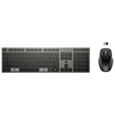 HP 725 Multi-Device Rechargeable Bluetooth Keyboard & Mouse Combo - English