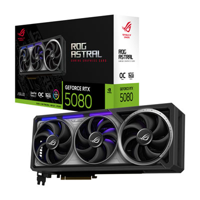 Image of ASUS ROG Astral GeForce RTX 5080 16GB Video Card