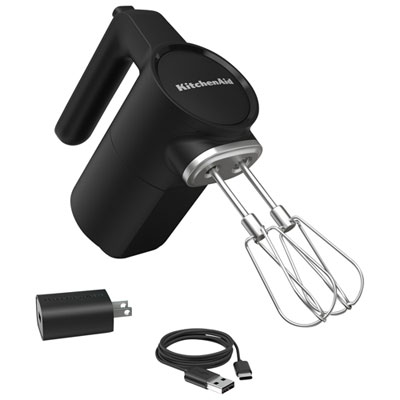 KitchenAid Go Hand Mixer (No Battery) - Black Matte Excellent Product, The Best Mixer I've own!
