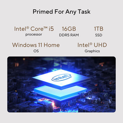 ASUS Desktop - Intel Core i5-13420H, 16GB Memory, 1TB SSD, Win 11