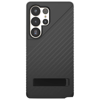 Étui Rigide Ajusté Avec Béquille De Zagg Denali Pour Galaxy S25 Ultra - Noir