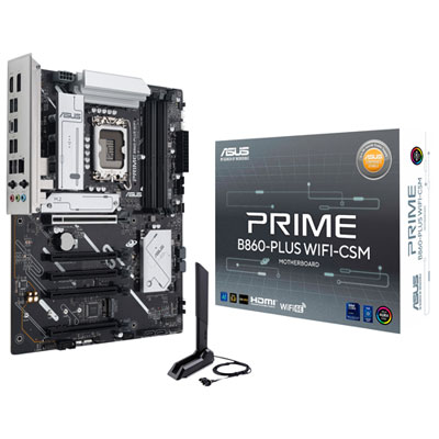 Carte Mère Prime B860-Plus Wi-Fi 6E Atx Lga 1851 Ddr5 D'asus Pour Processeurs Core Ultra D'intel (Série 2) Love this board!