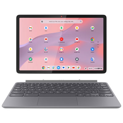 Chromebook Amovible De 11 Po Duet De Lenovo Avec 3 Mois De Forfait Google Ai Pro, Clavier Et Stylet (Kompanio 838 De Mediatek/emmc 128 Go/ram 8 Go) Great for flexibility and portability, but best suited for medium use