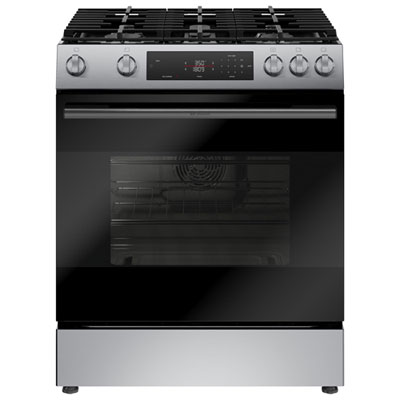Bosch 100 Series 30" 5.8 Cu. Ft. True Convection Freestanding Gas Air Fry Range (HGF1050MUC) - Stainless Not only is it beautiful but I love cooking & baking with it! So many features to use, too!