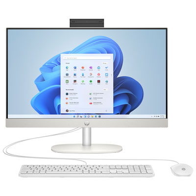 Ordinateur Tout-En-Un De 24 Po De Hp - Blanc (Core I5-1334U D'intel/ram 8 Go/ssd 512 Go/windows 11) - Exclusivité De Best Buy best computer and will not break your wallet