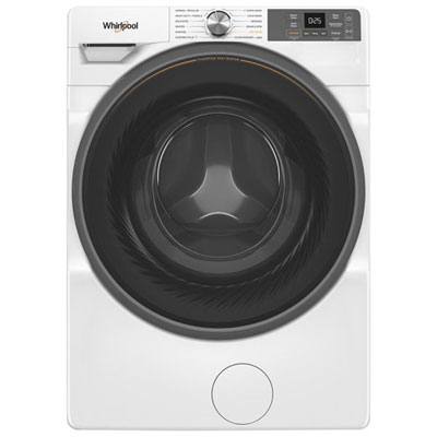 Open Box - Whirlpool 5.2 Cu. Ft. High Efficiency Front Load Steam Washer (WFW5720RW) - White - Scratch & Dent