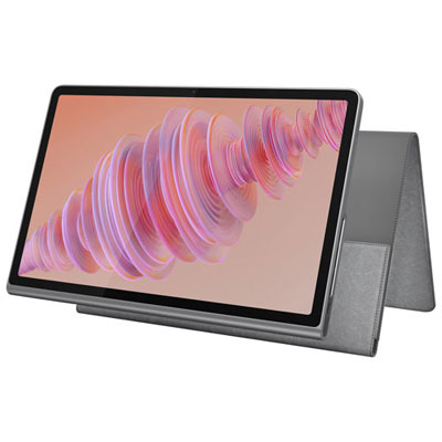 Open Box - Lenovo Tab Plus 11.5" 256GB Android 14 Tablet with MediaTek Helio G99 8-Core Processor with Case - Luna Grey