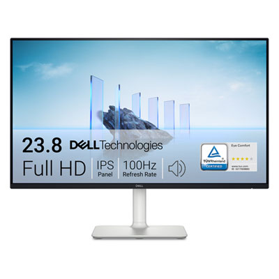Dell 24" FHD 100Hz 4ms IPS LED Monitor (S2425H) - Silver By far 100% the best side monitor and maybe even great for console gaming display I’ve ever used